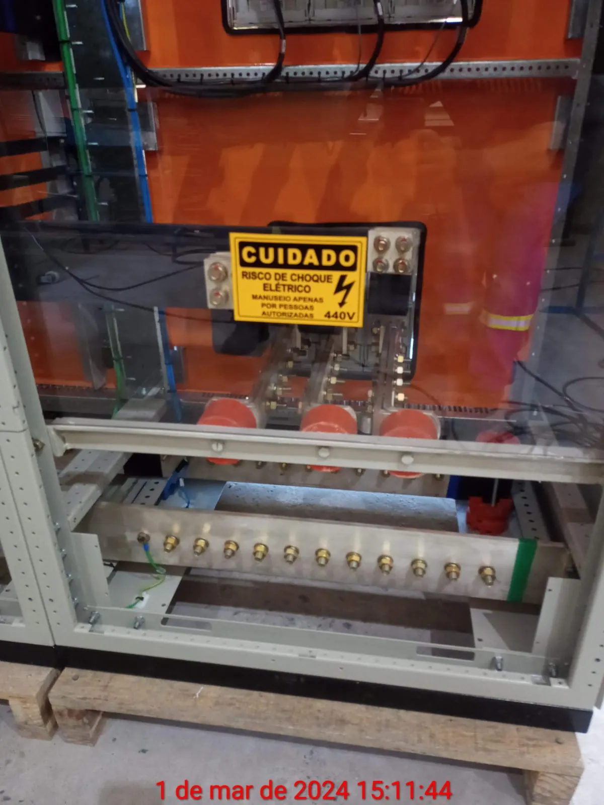 Aterramento de quadro elétrico