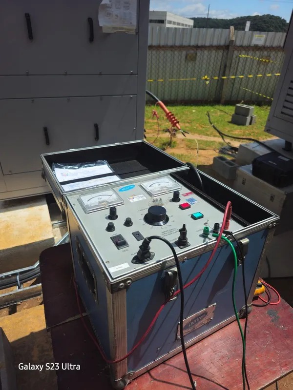 Ensaios em cabos elétricos