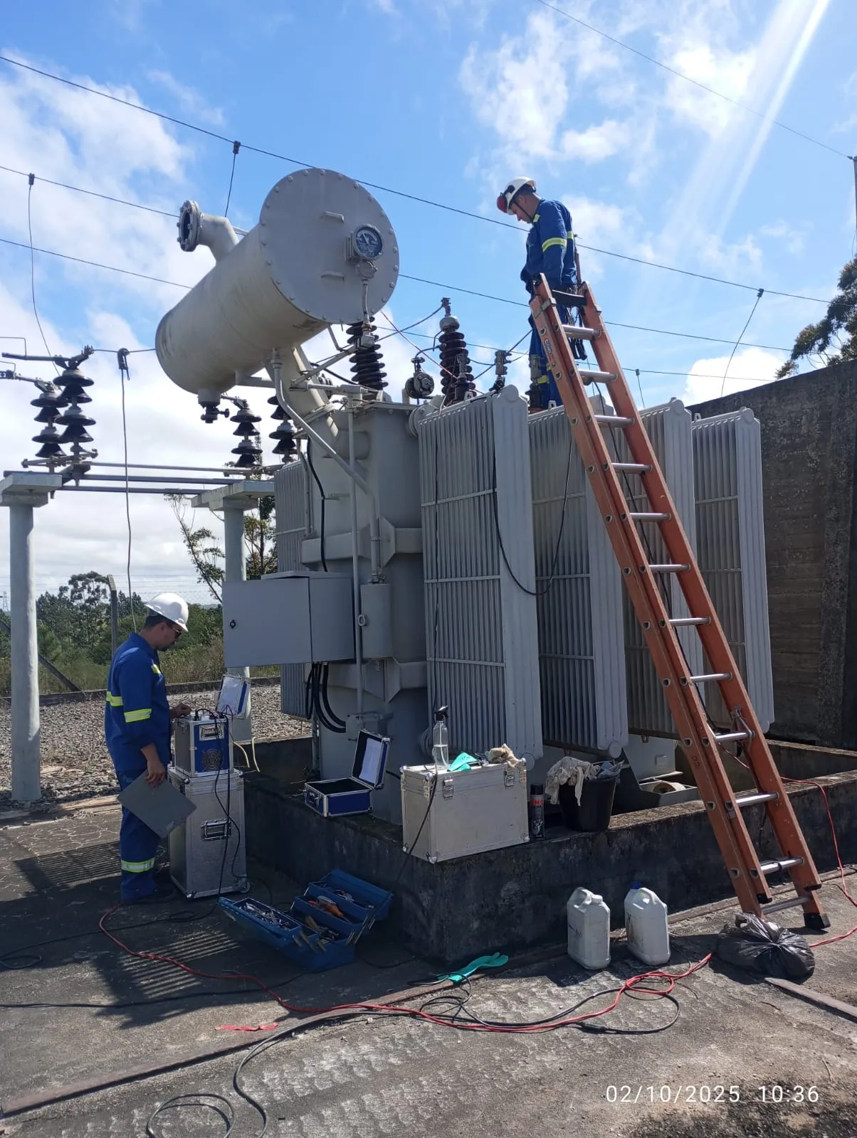 Ensaios elétricos em transformadores na Grande São Paulo