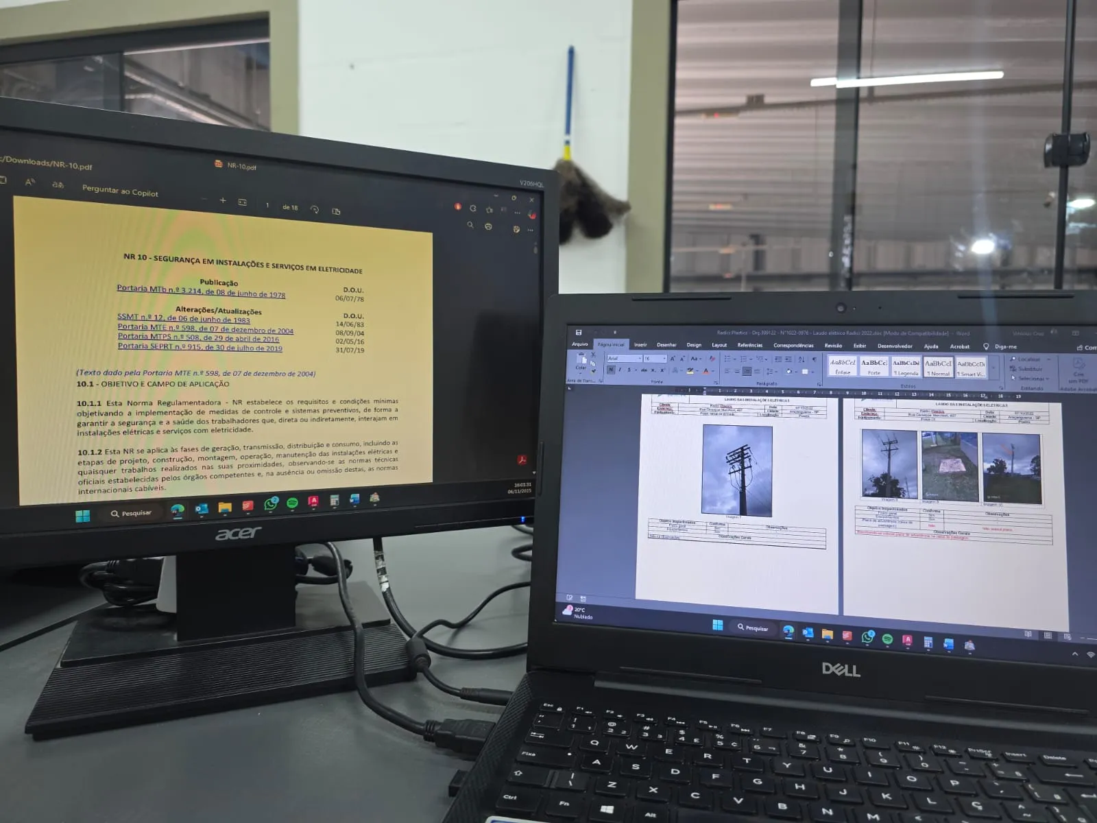 Laudo de instalações elétricas