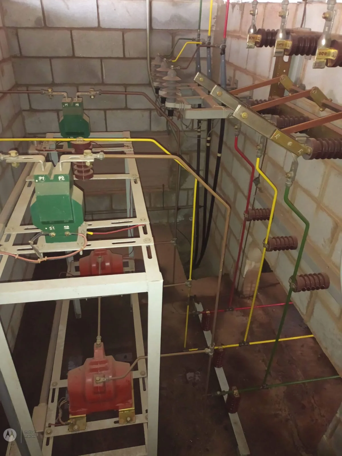 Manutenção corretiva em cabine primária