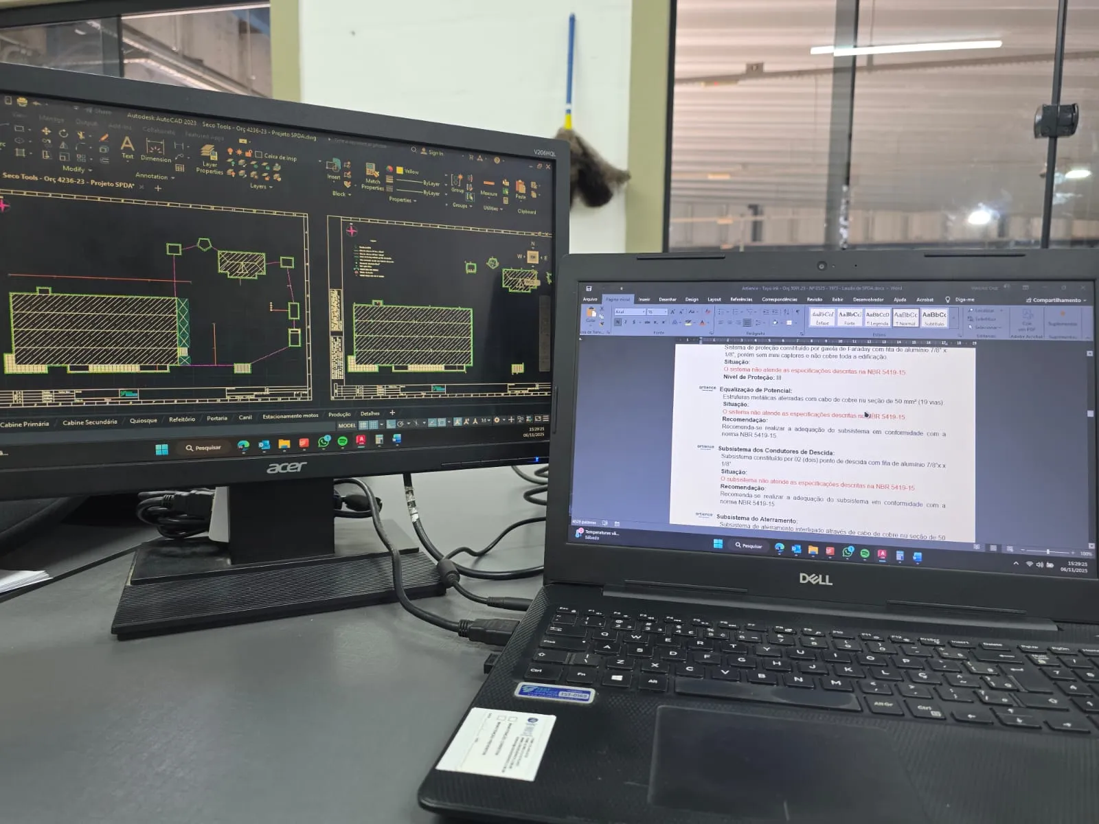 Projeto de aterramento elétrico