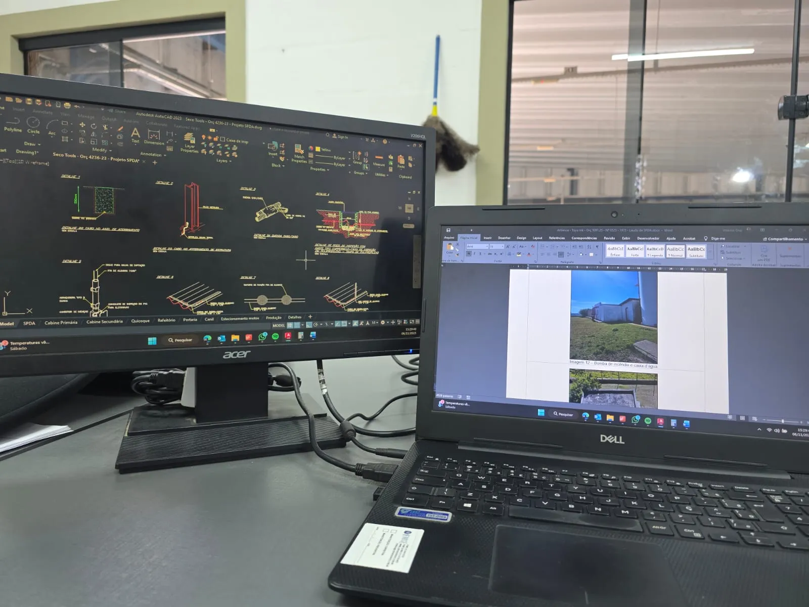 Projeto de aterramento industrial